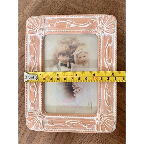 Vintage Terragraphics 1986 Terra Cotta Picture Frame With Originals Stickers - Picture 9 of 9